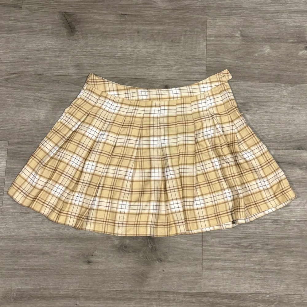 Plaid Pleated Forever 21 Schoolgirl Skirt Soft Girl
